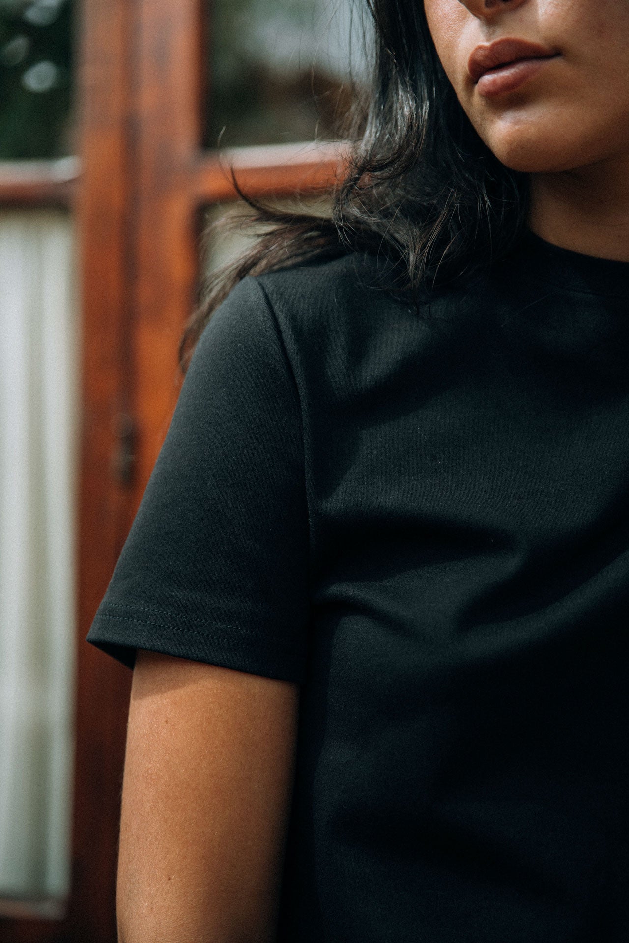 NJfashion Brando Fitted T-Shirt, Black